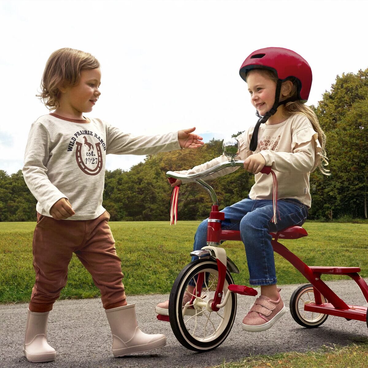 2-Pcs Boys Western Horse Ranch Top and Jogger Set