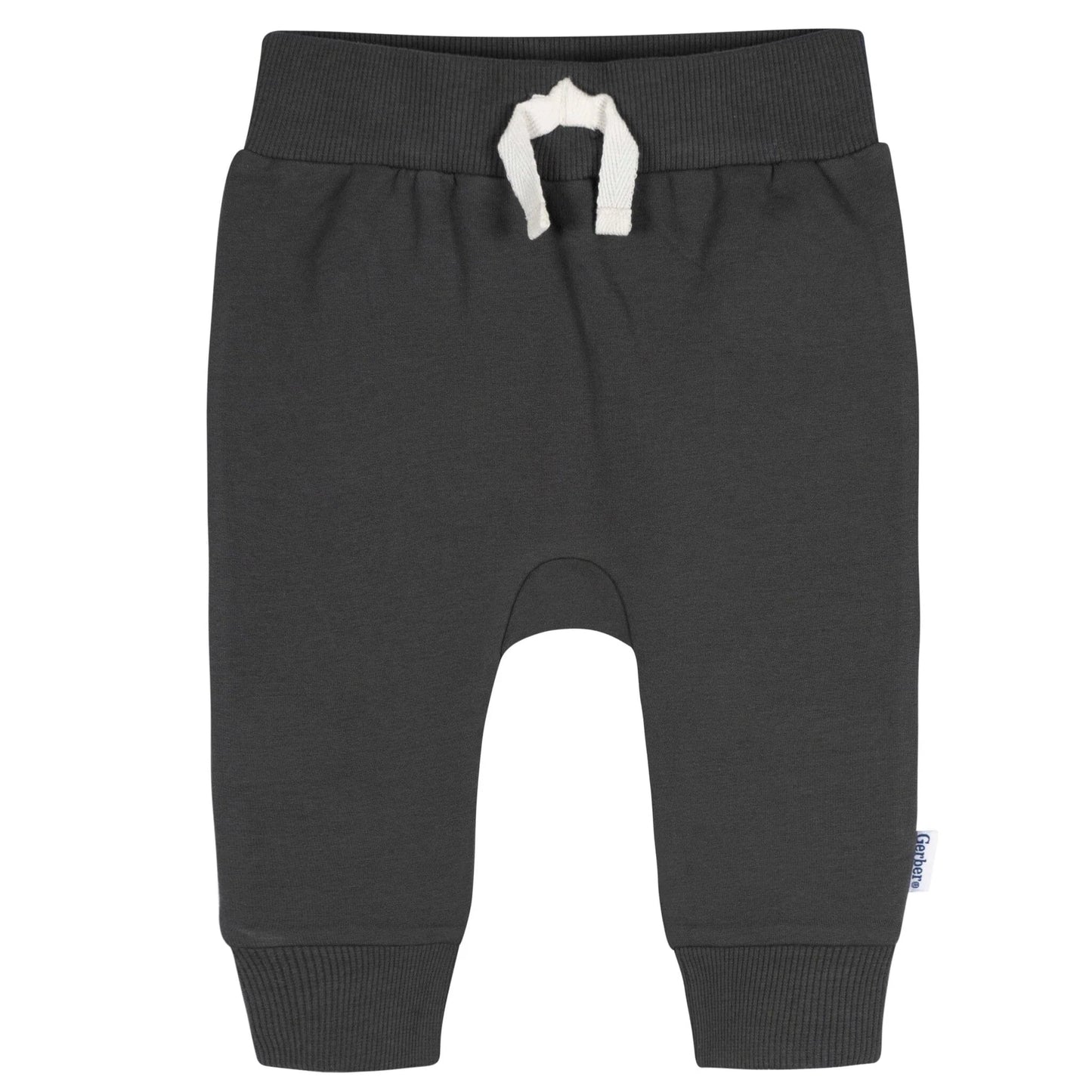 3-Pack Baby & Toddler Boys Stripe, Black, & Grey Jogger Pants