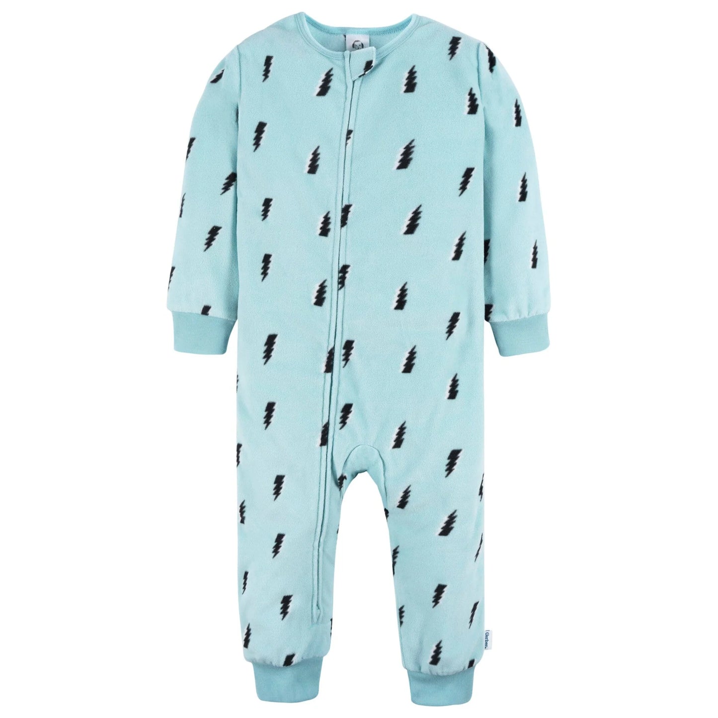 3-Pack Boys Skateboards & Guitars Footless Fleece Pajamas