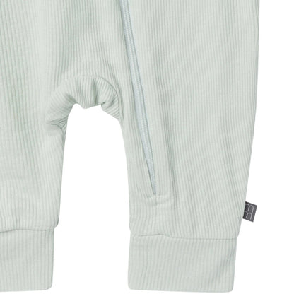 2-Pack Teal Fishing Zip Front Viscose Rompers