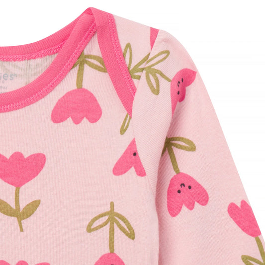 Baby Girls Tulips Lap Shoulder Dress