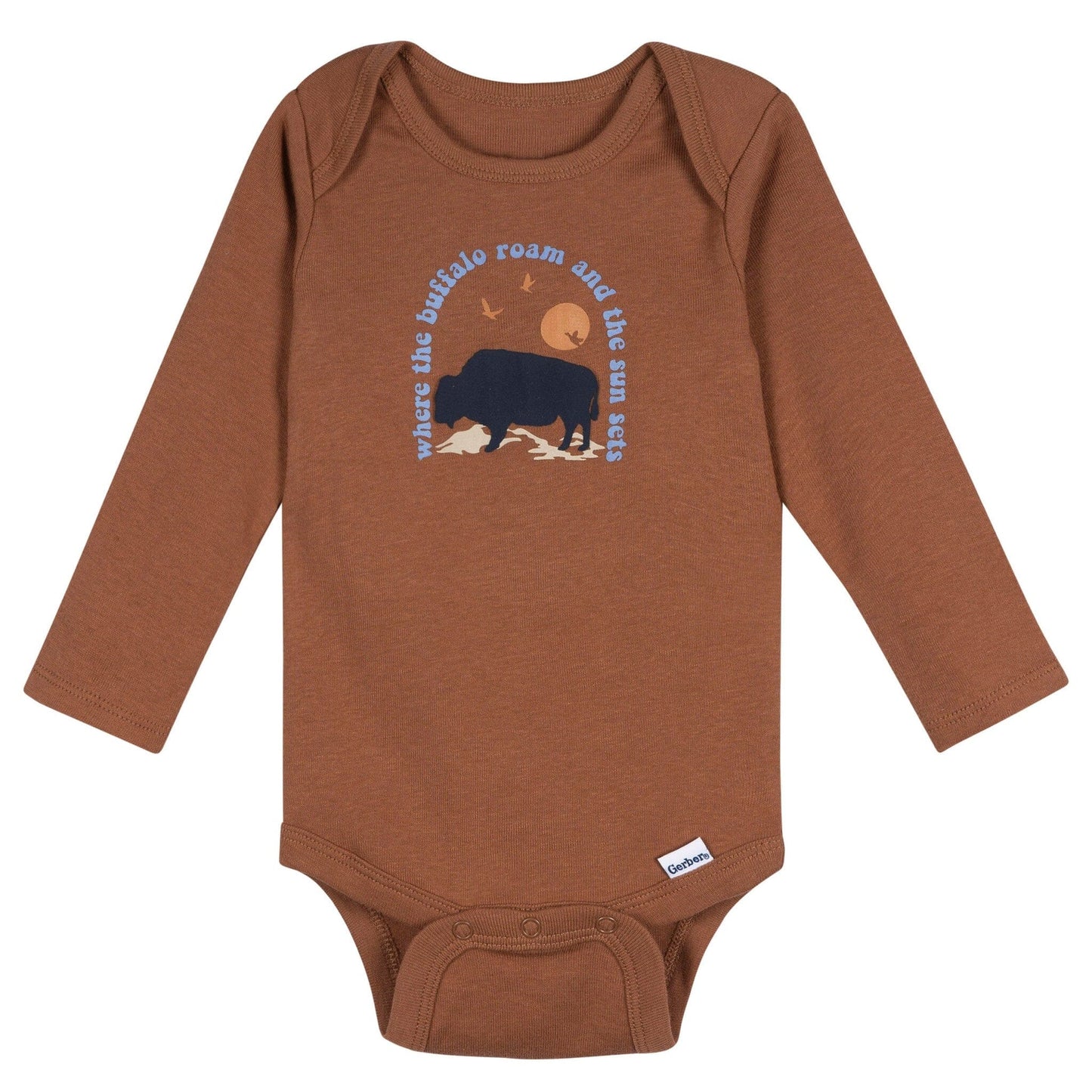 5-Pack Baby Boys Buffalo Long Sleeve Bodysuits