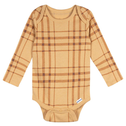 5-Pack Baby Boys Buffalo Long Sleeve Bodysuits