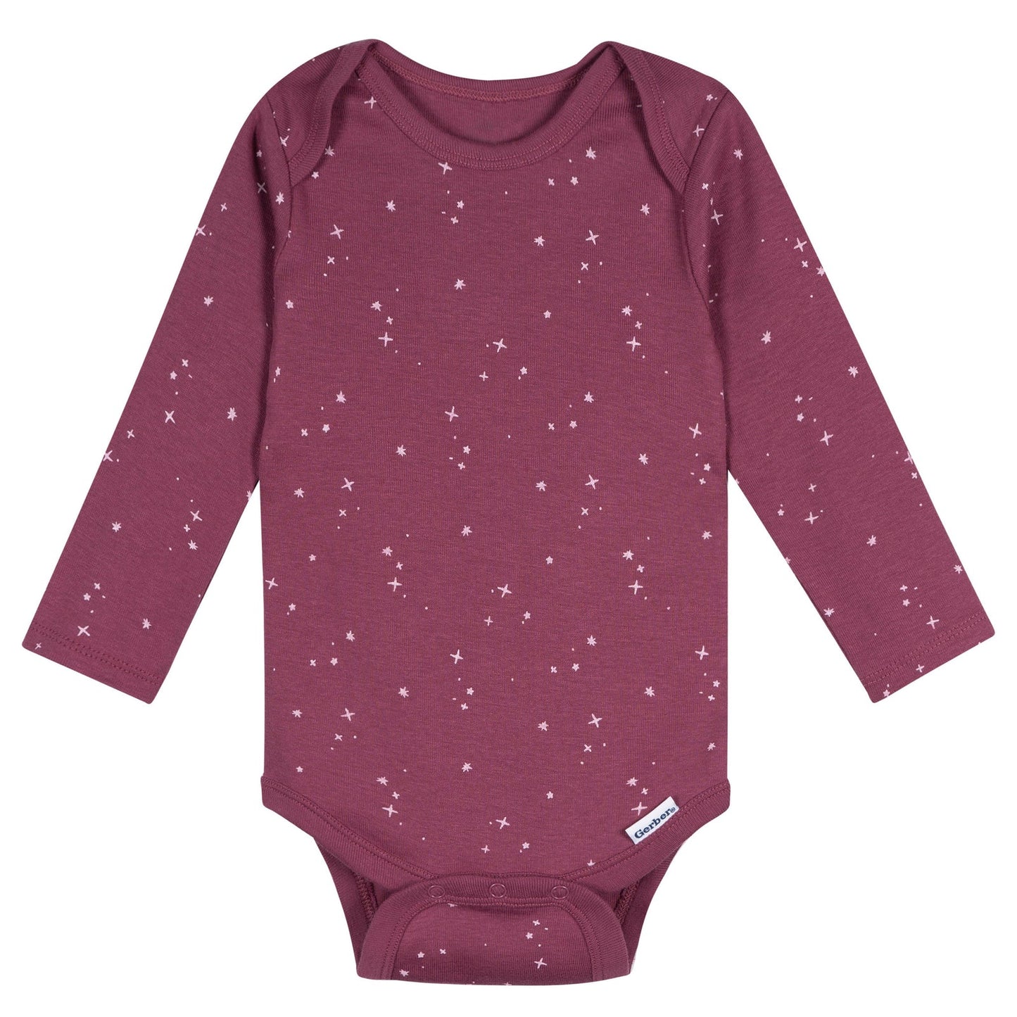 5-Pack Baby Girls Flowers Long Sleeve Bodysuits