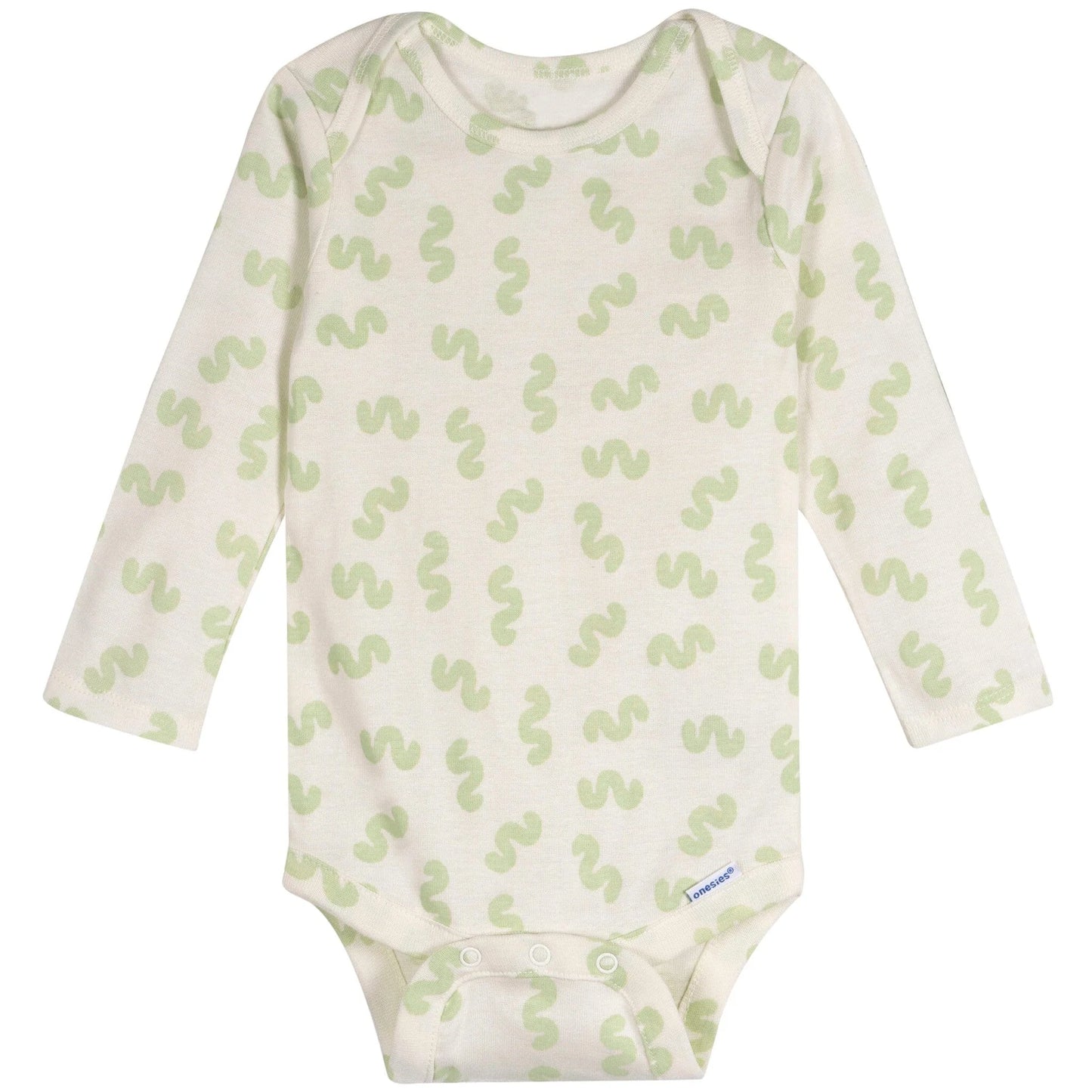 6-Pack Baby Neutral Giraffes Long Sleeve Onesies⁠® Bodysuits