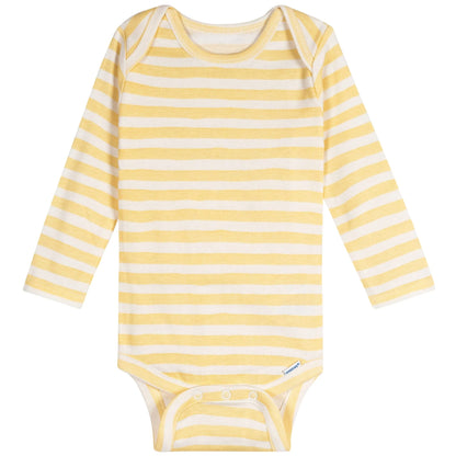 6-Pack Baby Neutral Giraffes Long Sleeve Onesies⁠® Bodysuits