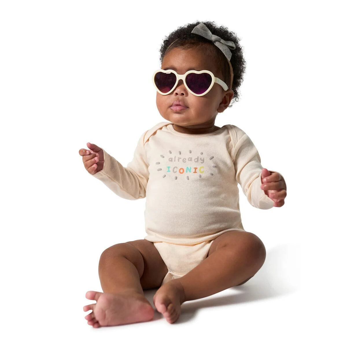 6-Pack Baby Neutral Giraffes Long Sleeve Onesies⁠® Bodysuits